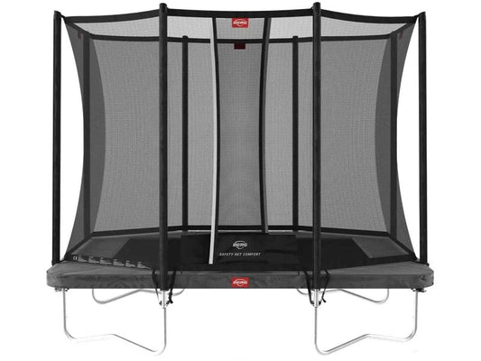 BERG Trampolin Ultim Favorit Regular 280 Grey inkl. Sicherheitsnetz Comfort