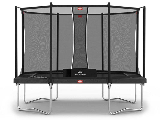 BERG Trampolin Ultim Favorit Regular 330 Grey inkl. Sicherheitsnetz Comfort