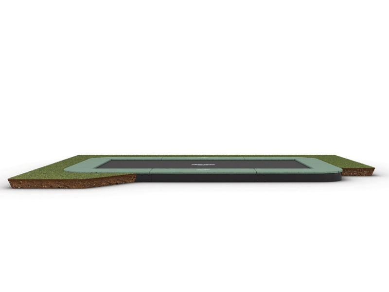 BERG Trampolin Ultim Champion Sports ECO FlatGround 410 mit AirFlow Pro