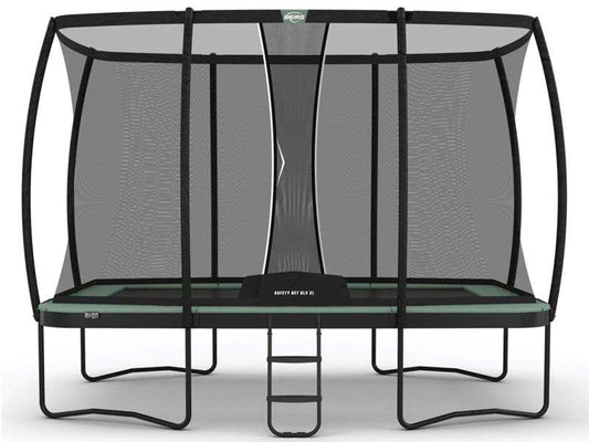 BERG Trampolin Ultim Champion Regular 410 ECO mit AirFlow Pro inkl. Sicherheitsnetz Deluxe XL