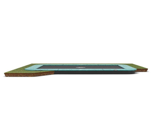 BERG Trampolin Ultim Champion Sports FlatGround 410 Grün mit AirFlow