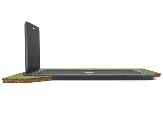 BERG Trampolin Ultim Elite Sports FlatGround 500 Grey mit AirFlow Pro inkl. AeroWall