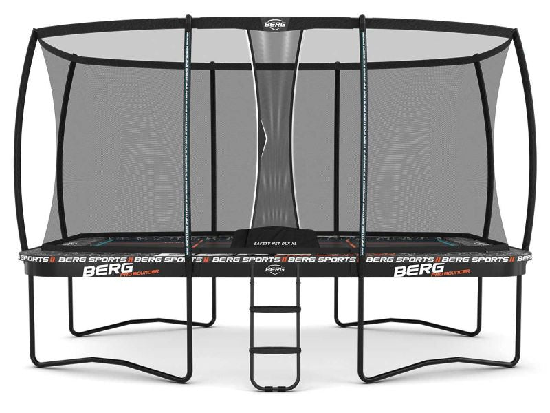 BERG Trampolin Ultim Pro Bouncer Sports Regular 500 inkl. Sicherheitsnetz Deluxe XL