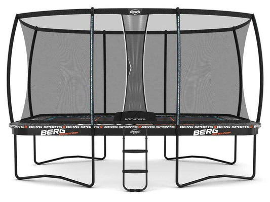 BERG Trampolin Ultim Pro Bouncer Sports Regular 500 inkl. Sicherheitsnetz Deluxe XL