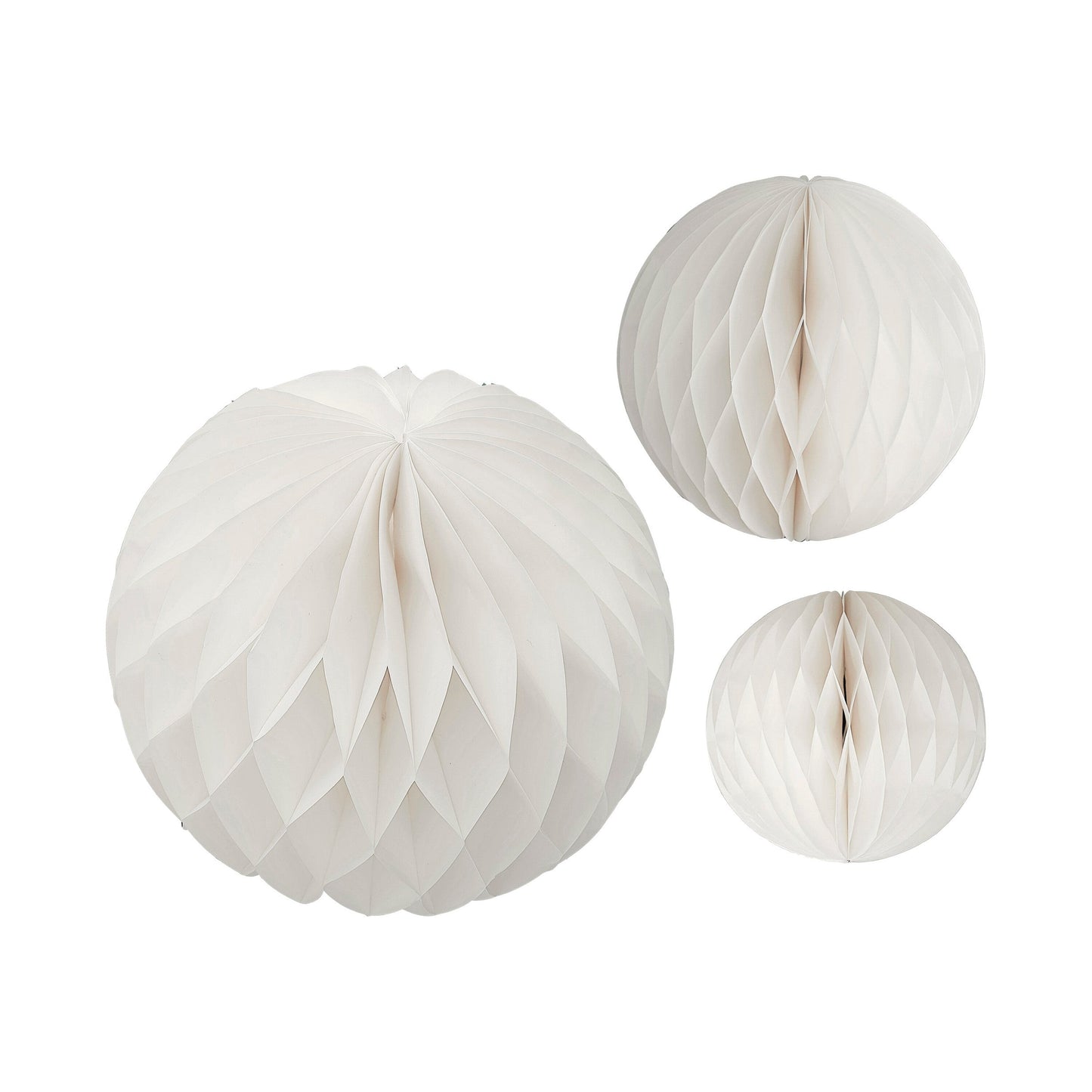 Wabenball Set weiß