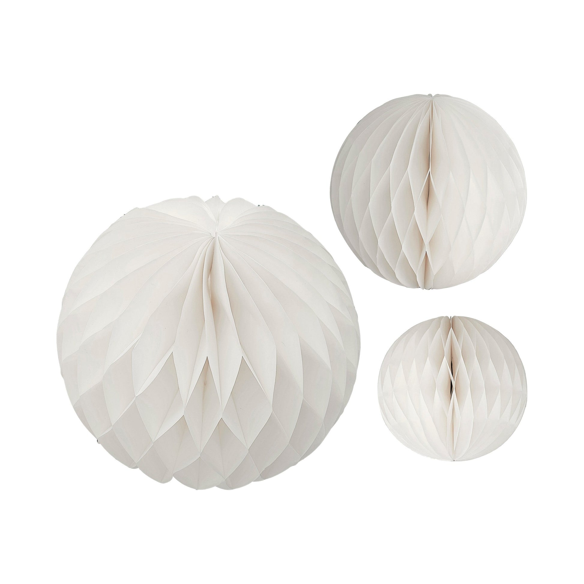 Wabenball Set weiß