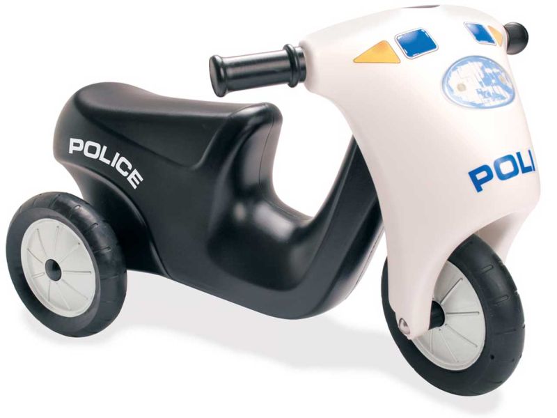 dantoy Polizei-Scooter mit Gummirädern
