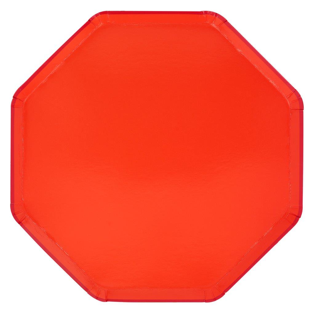Tomato Red Pappteller gross