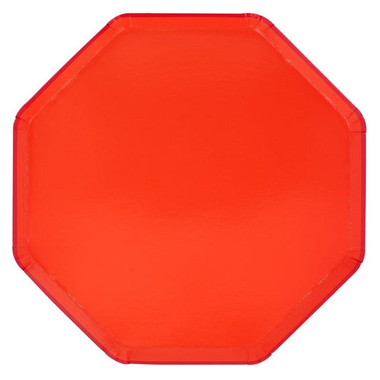 Tomato Red Pappteller gross