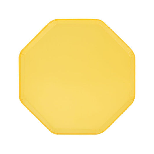 Lemon Sherbert Pappteller klein
