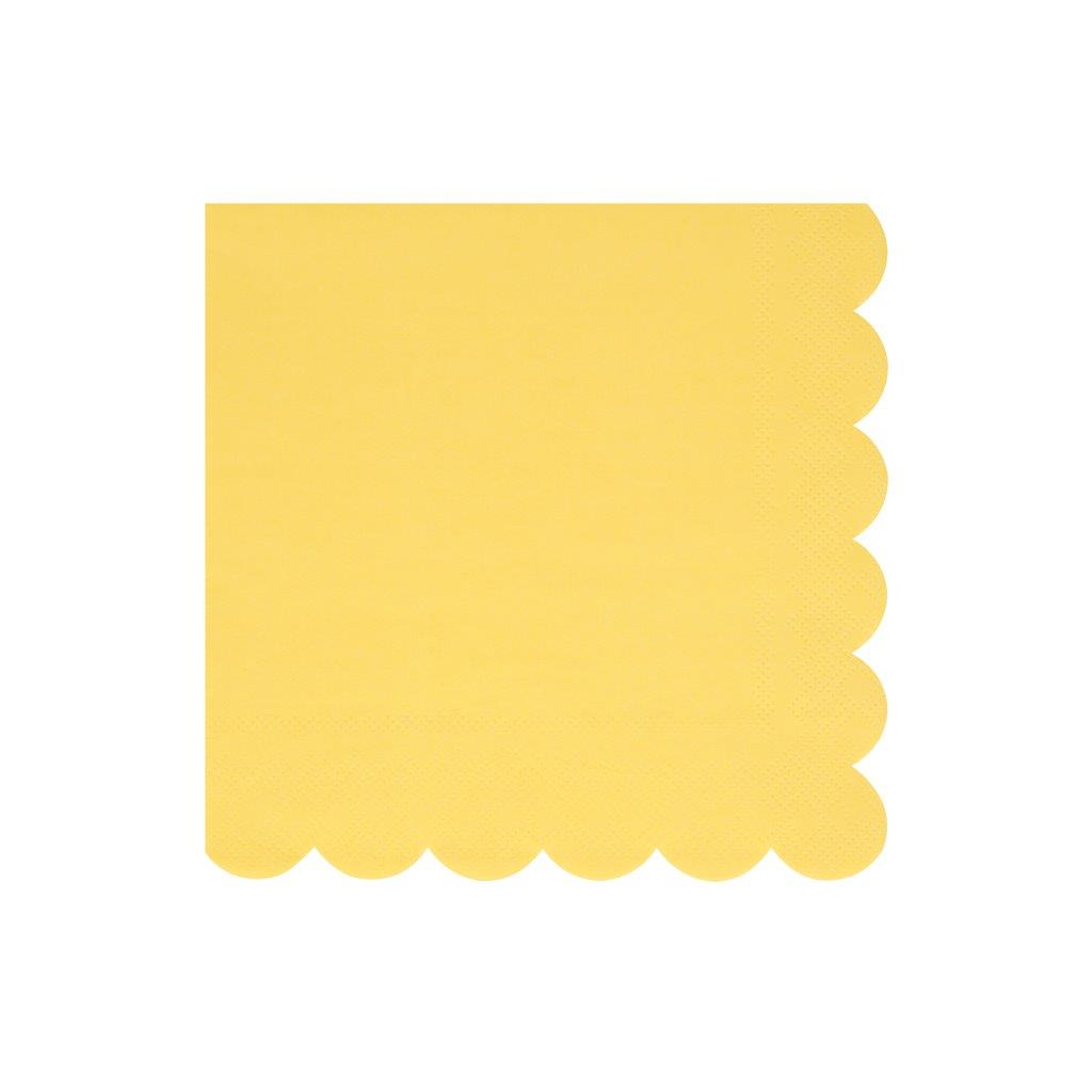 Lemon Sherbert Servietten gross