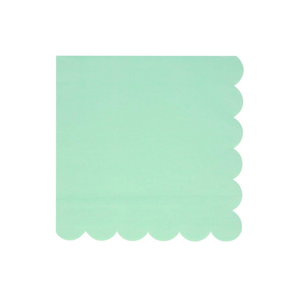 Sea Foam Green Servietten gross
