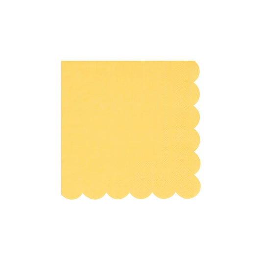 Lemon Sherbert Servietten klein