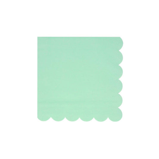 Sea Foam Green Servietten klein
