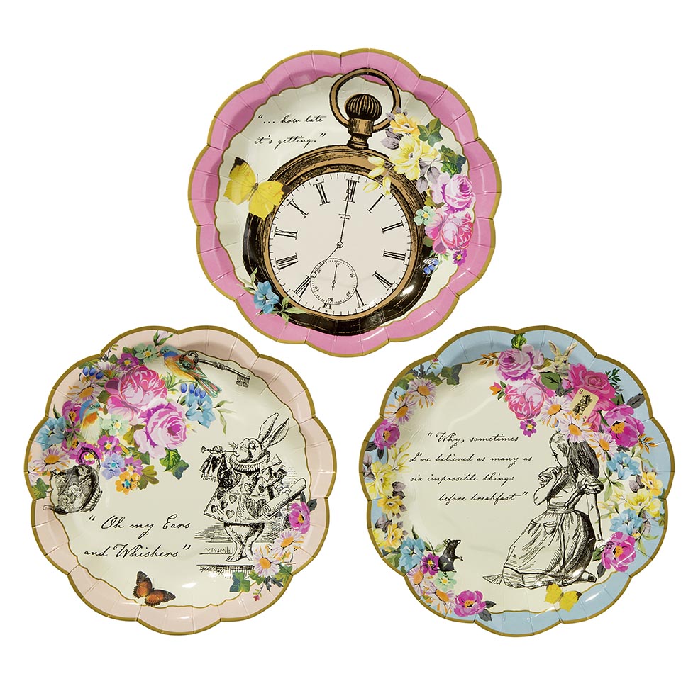 Alice im Wunderland Teller