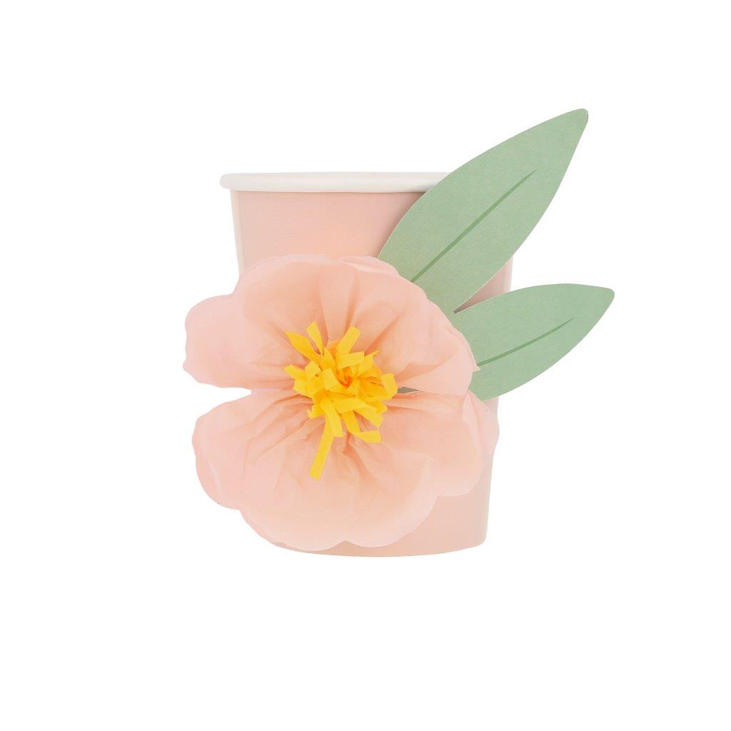 Paper Flower Pappbecher