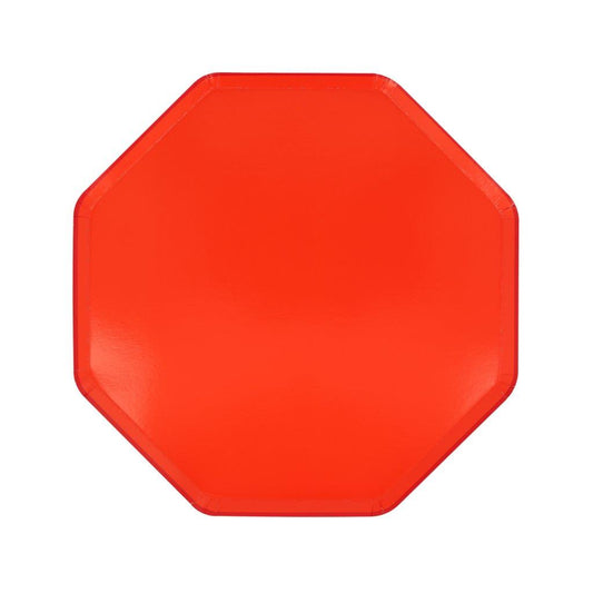 Tomato Red Pappteller klein