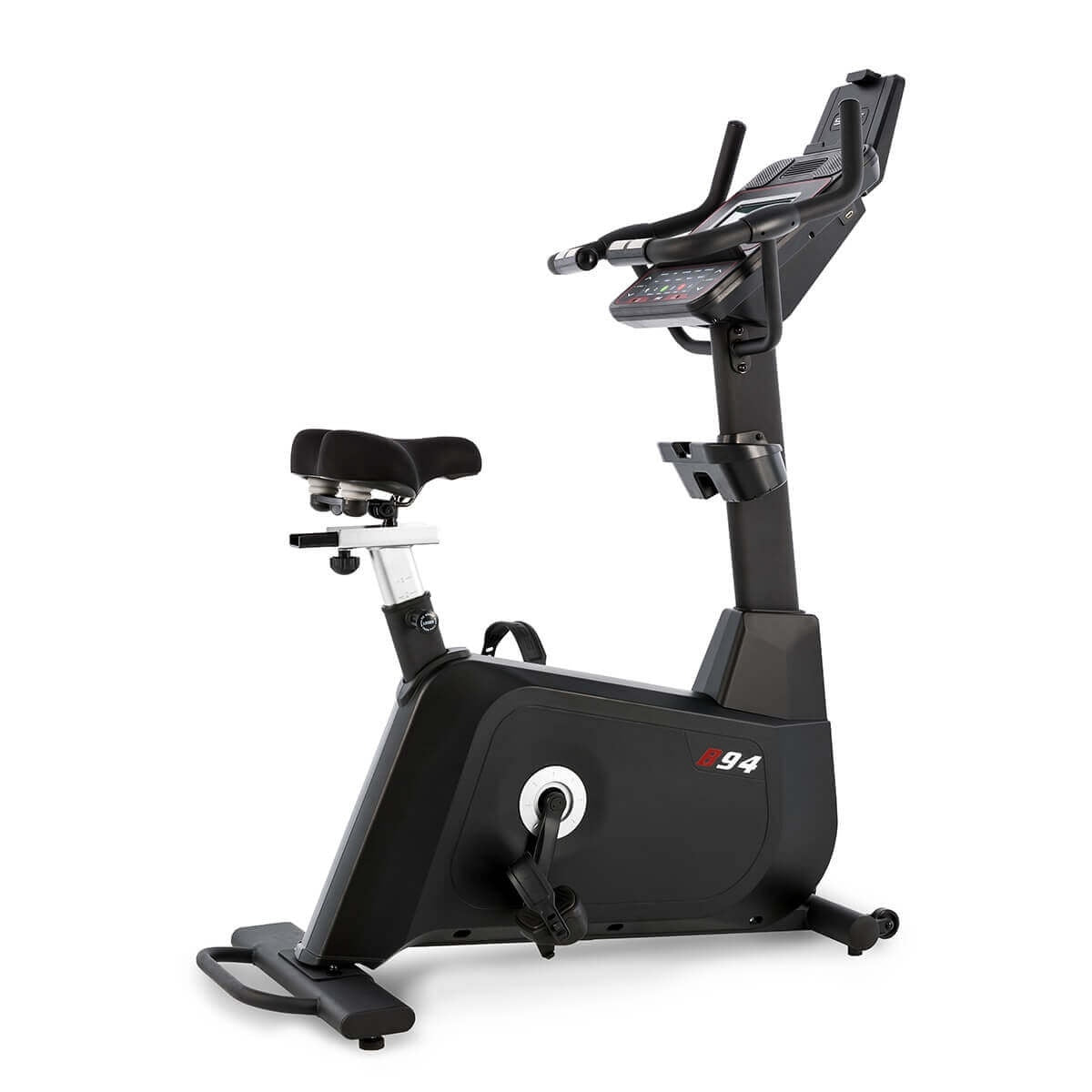 Ergometer B94 | extrem Stabil | 9"" LCD | Zwift & Kinomap | USB Ergonomischer Sattel & Pedale SOLE