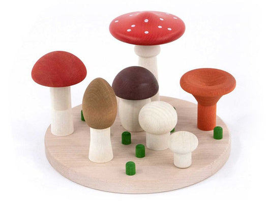 Bajo Sortierspiel »Pilze«, 8-tlg.