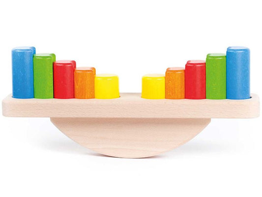 BAJO Holzwaage mit Klötzen