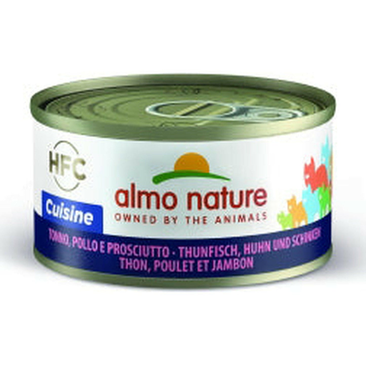 Jelly Dosen by Almo Nature HFC Cuisine Thunfisch, Huhn und Schinken 24x70g