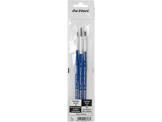 da Vinci Acrylpinsel-Set, Forte Basic »Serie 3505«, 3-tlg.