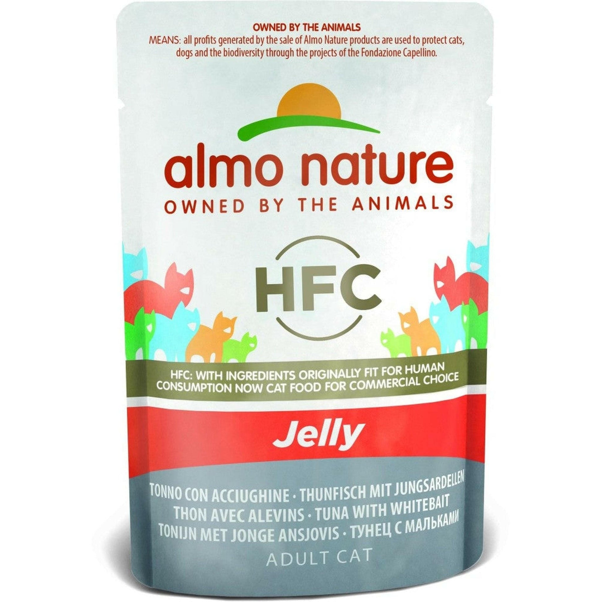 Almo Nature Cat Thunfisch & Jungsardinen in Jelly 24x55g