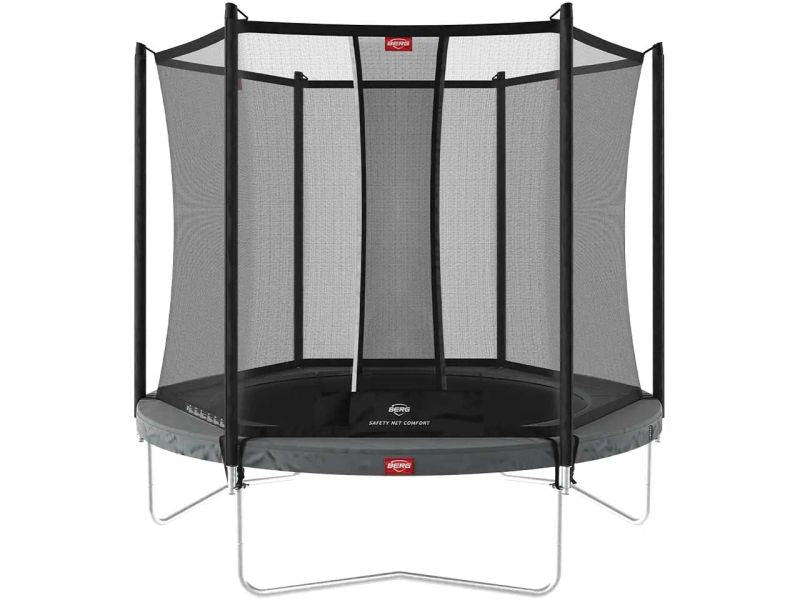 BERG Trampolin Favorit Regular 330 Grey inkl. Sicherheitsnetz Comfort