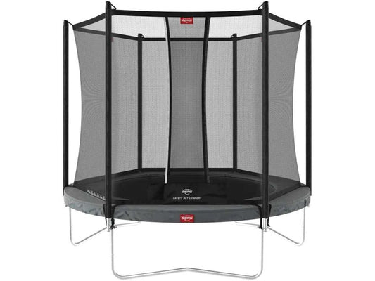 BERG Trampolin Favorit Regular 330 Grey inkl. Sicherheitsnetz Comfort