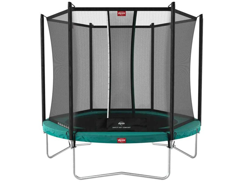 BERG Trampolin Favorit Regular 330 Green inkl. Sicherheitsnetz Comfort