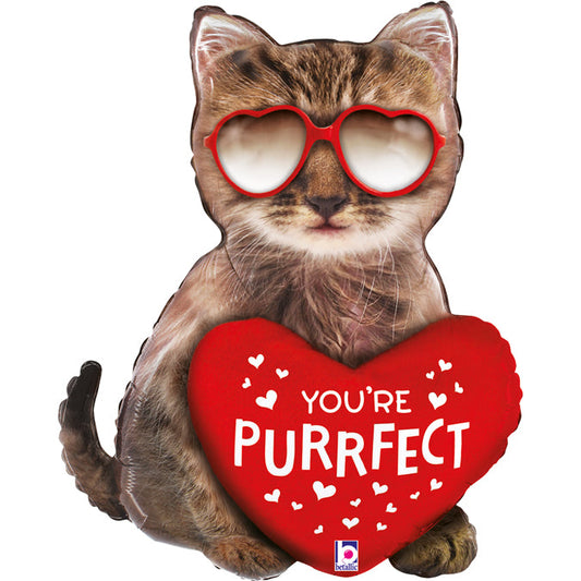 Folienballon Katze You´re Purrfect