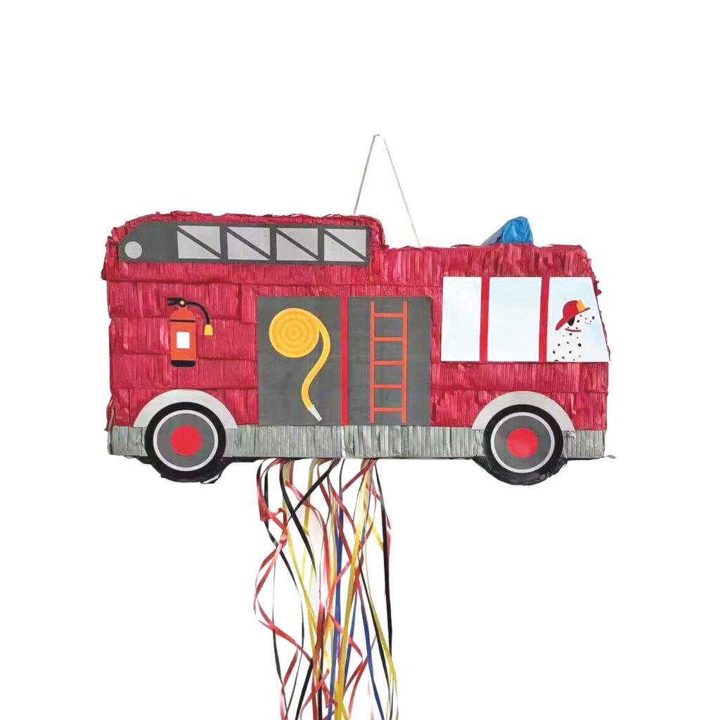 Feuerwehrauto Pinata groß