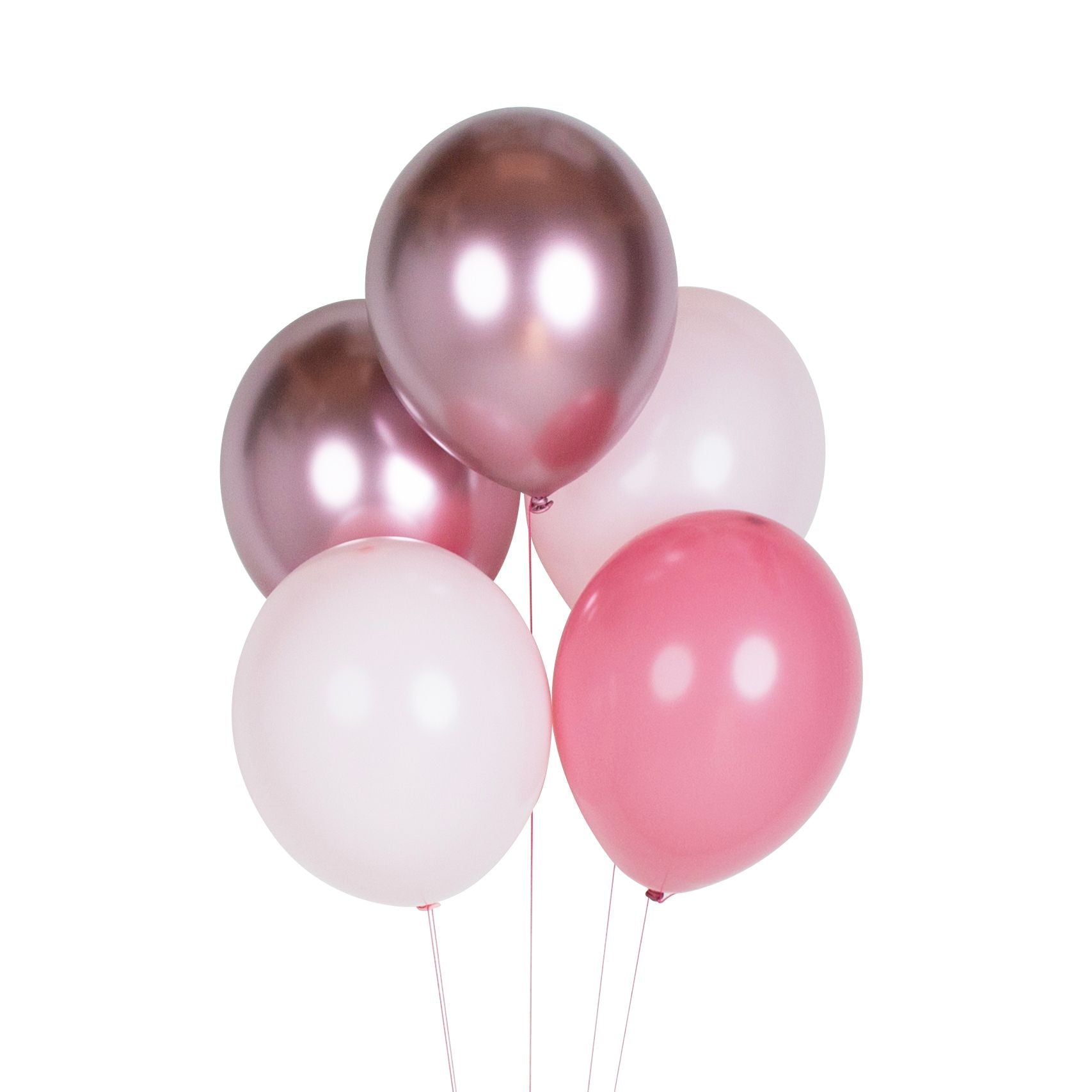 Luftballonmischung pink metallic