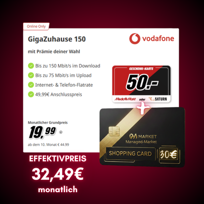 Internet Zuhause mit MediaSaturn + 30€ Shopping-Power