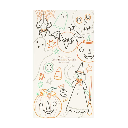 Papiertischdecke Activity Halloween