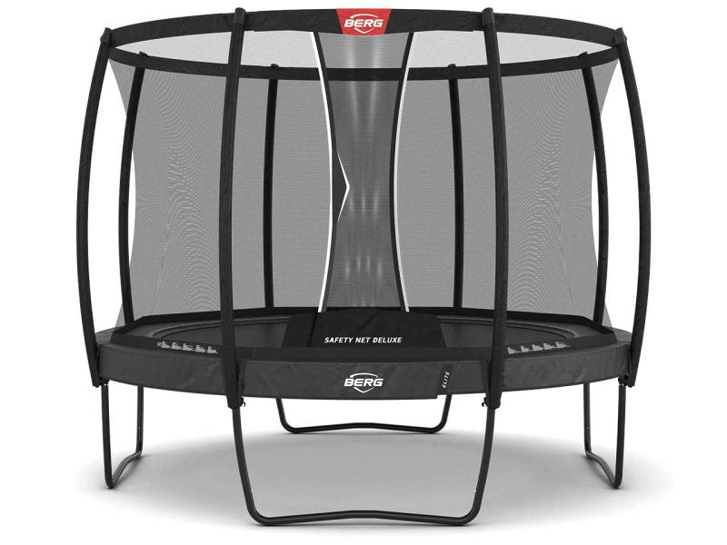 BERG Trampolin Elite Regular 330 Grey inkl. Sicherheitsnetz Deluxe