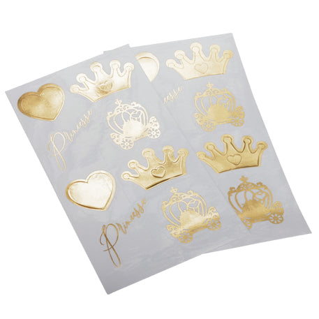 Little Princess Sticker gold
