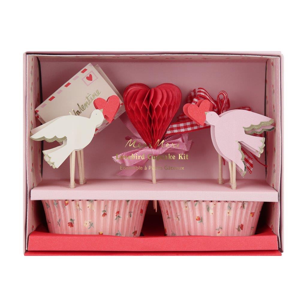 Lovebird Cupcake Set