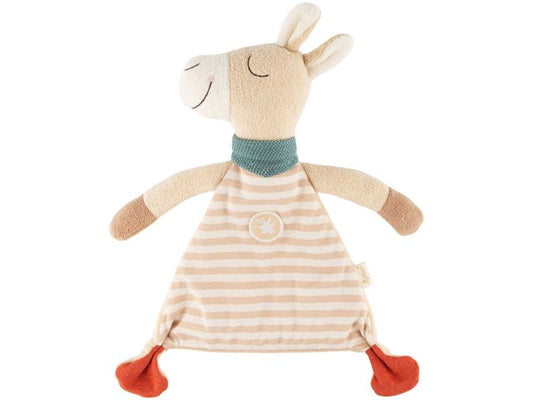 sigikid Schnuffeltuch Lama Vanilla, blau