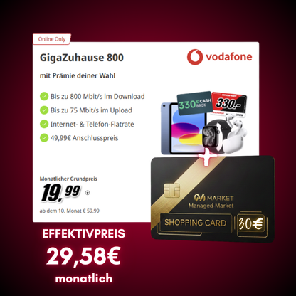 Internet Zuhause mit MediaSaturn + 30€ Shopping-Power