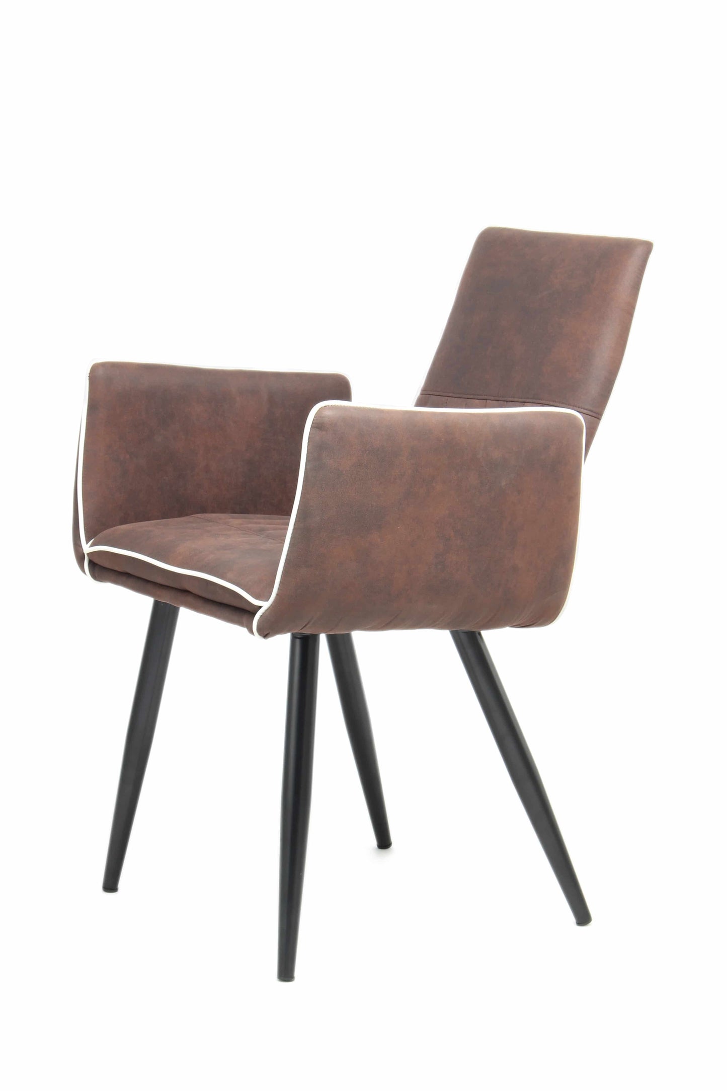 Stuhl Penelope 110 2er-Set Dunkelbraun