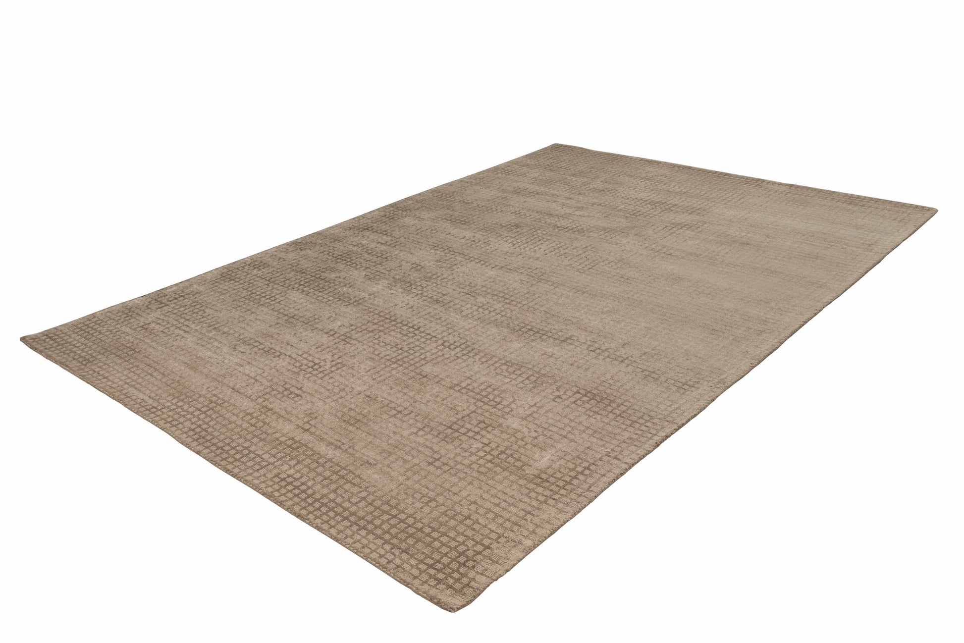 Bridget 125 Teppich Taupe 80cm x 150cm | Flachflor-Teppich