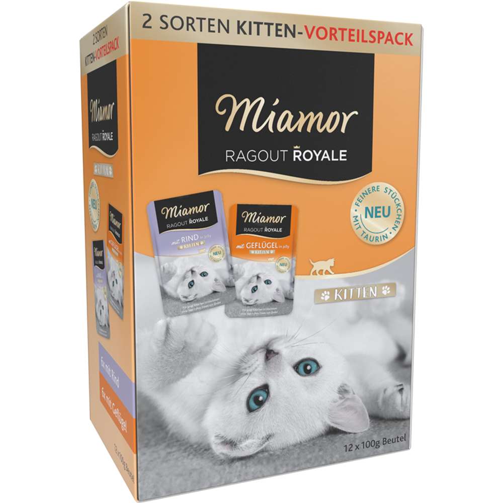 Miamor - Ragout Royale Pouch Kitten Multipack 48x100g