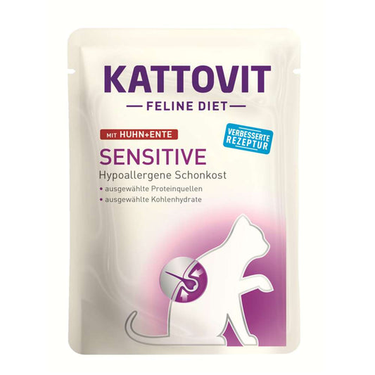 Kattovit - Feline Diet Pouchbeutel Sensitive 24x85g