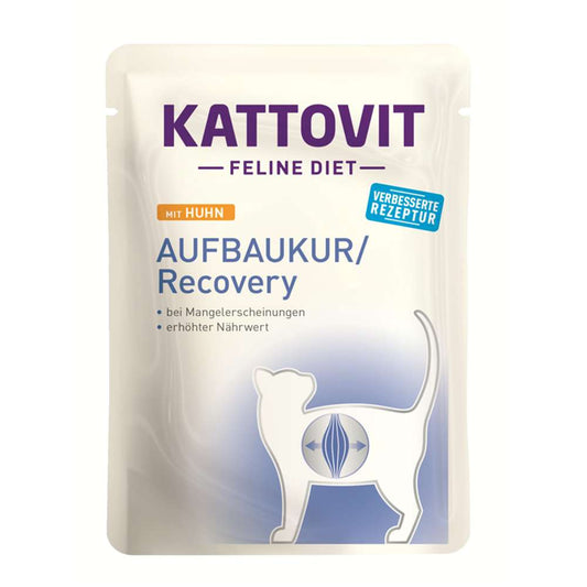 Kattovit - Feline Diet Pouchbeutel Aufbaukur/Recovery 24x85g