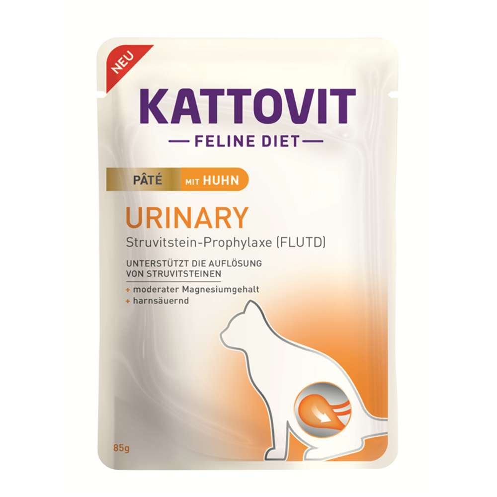 Kattovit - Feline Diet Pouch Urinary Paté 10x85g