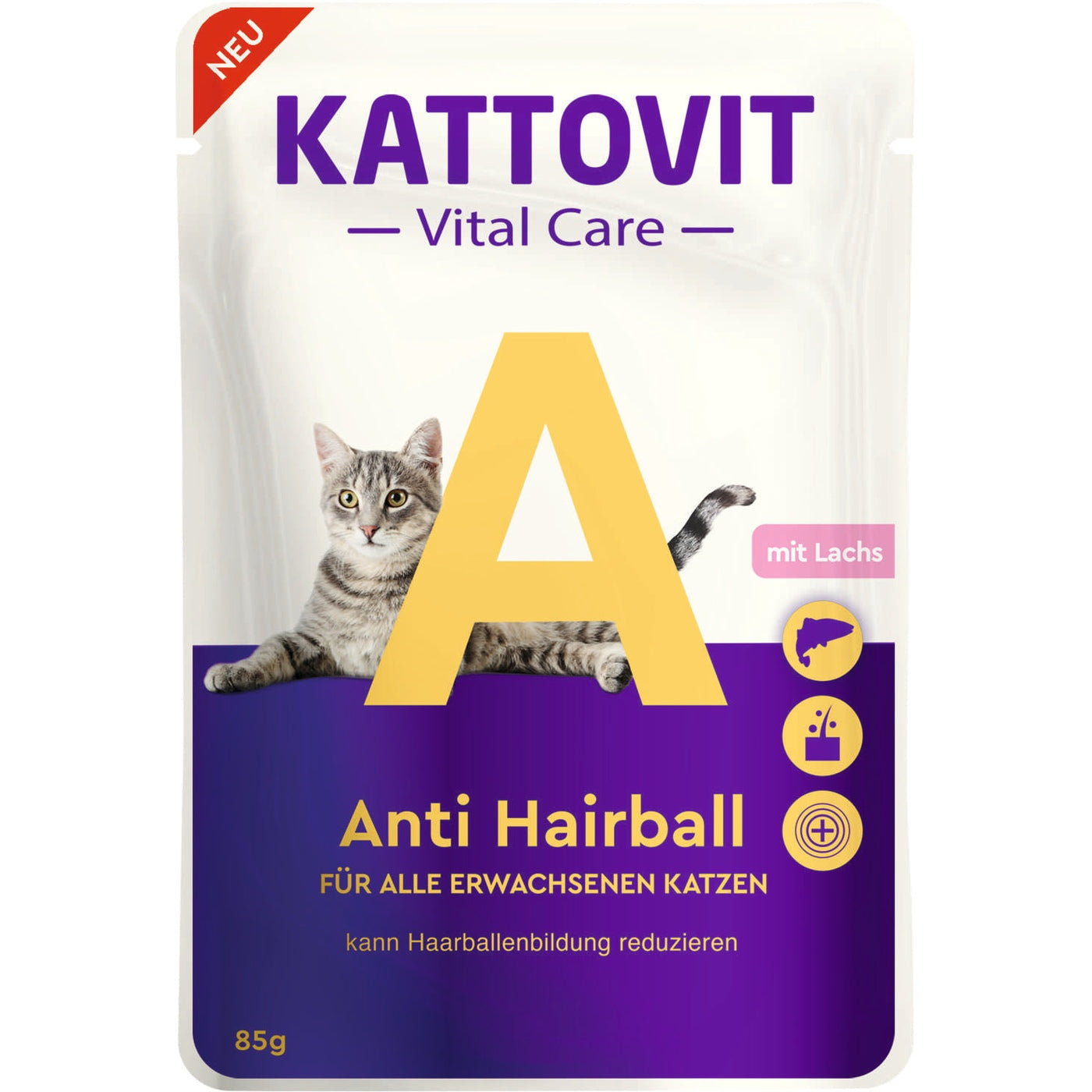 Kattovit - Feline Diet Vital Care Anti-Hairball 24x85g