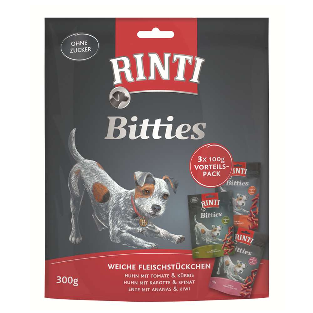 Rinti - Bitties 300g Multipack mit 3 verschiedenen Sorten (8er pack)