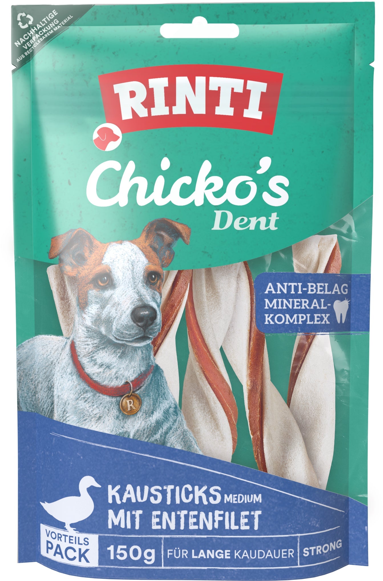 Rinti - Extra Snack Chicko Dent Medium 9x150g