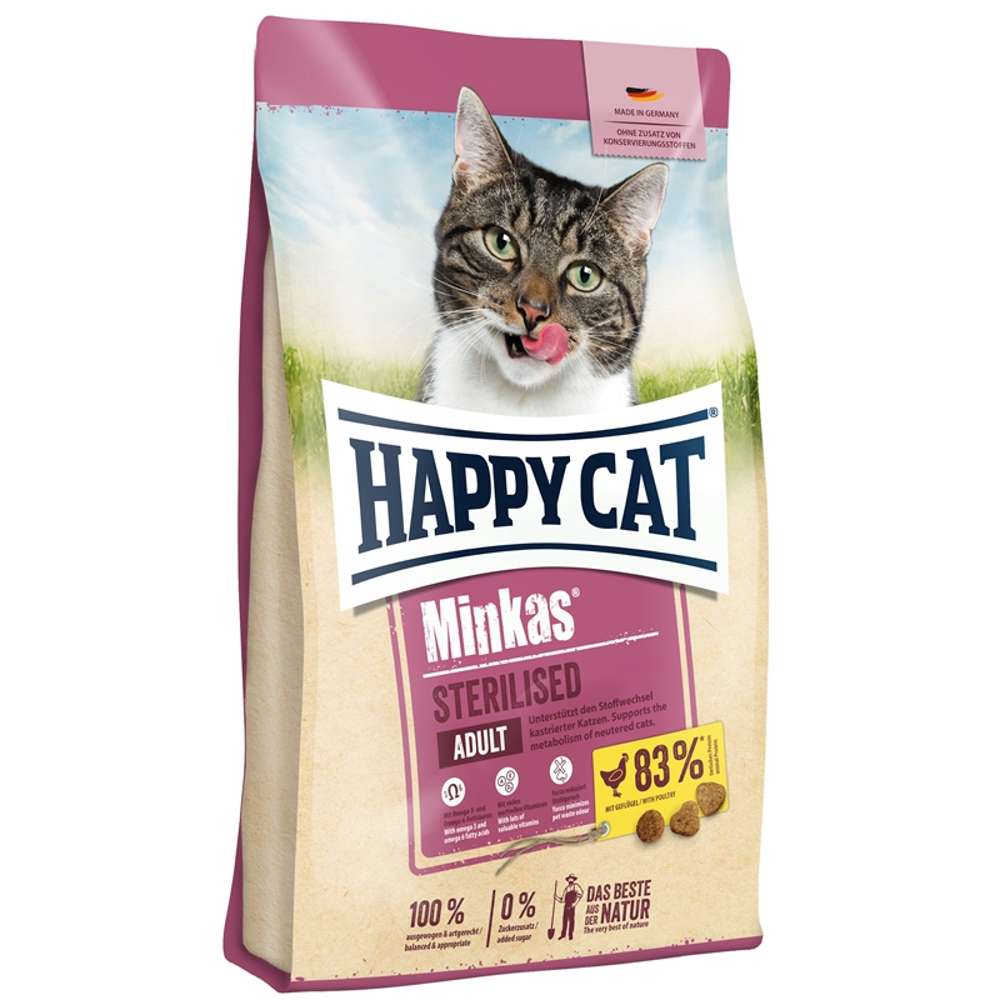 Happy Cat - Minkas Sterilised Geflügel